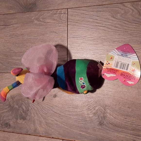 Lisa frank 1998 buzz the bumble bee beanie baby - Picture 6 of 7